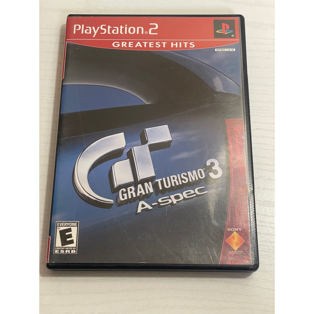 PlayStation 2 Gran Turismo 3 A Spec Greatest Hits Game‎ Disc Tested